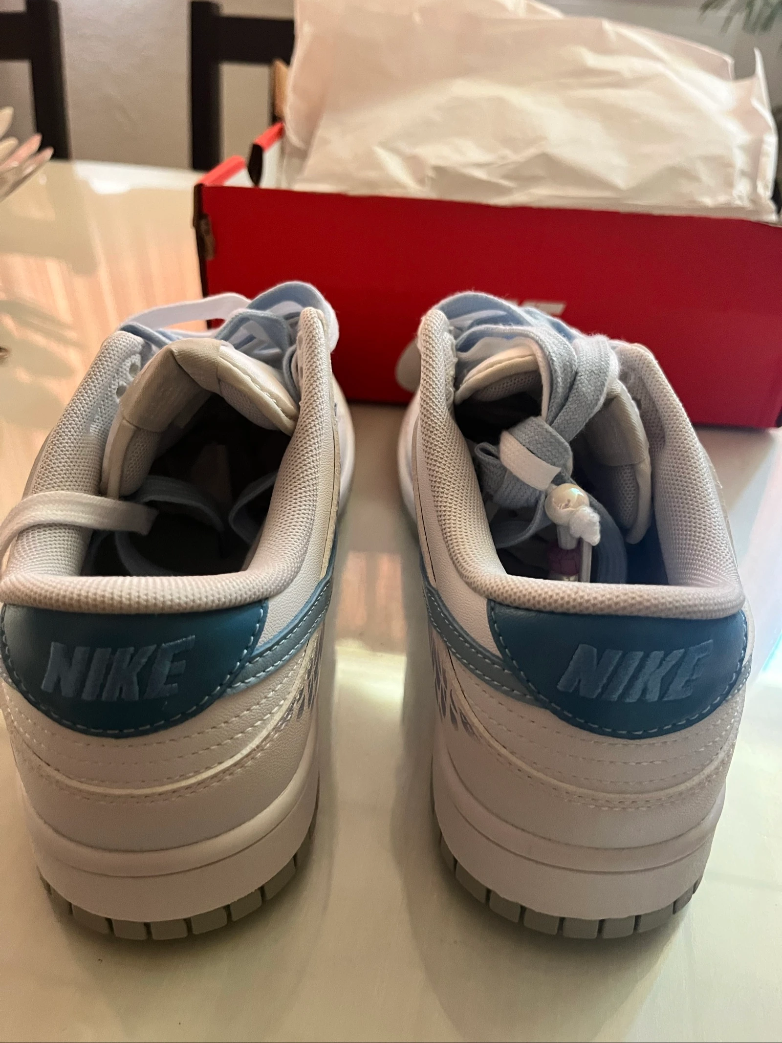 Nike Dunk Low Custom SteamPuppet Azul Blanco Taille 43 Neuves – photo 7